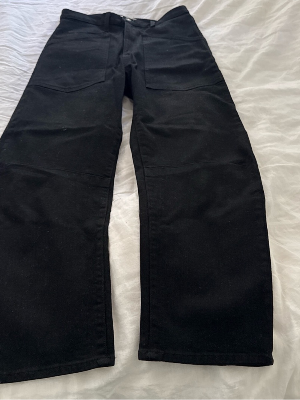 Nili Lotan Black Straight-Leg Women's Pants